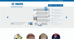 Desktop Screenshot of inapa.cz